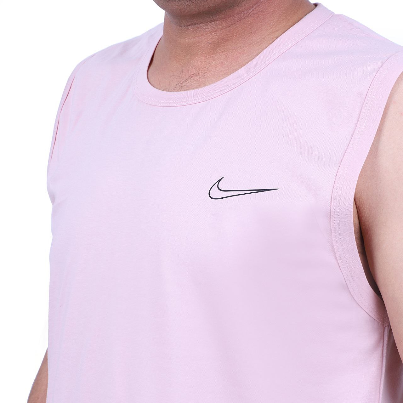 ست ورزشی مردانه شلوارک و رکابی حلقه ای نخی طرح نایک