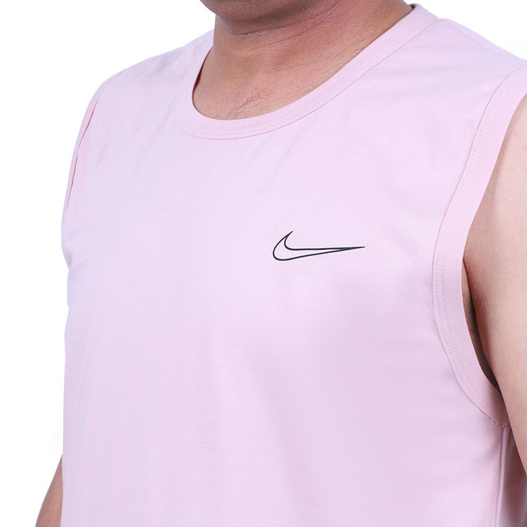 ست ورزشی مردانه شلوارک و رکابی حلقه ای نخی طرح نایک