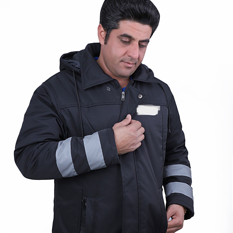 کاپشن کار ضد آب شبرنگ دار آستر پشم شیشه