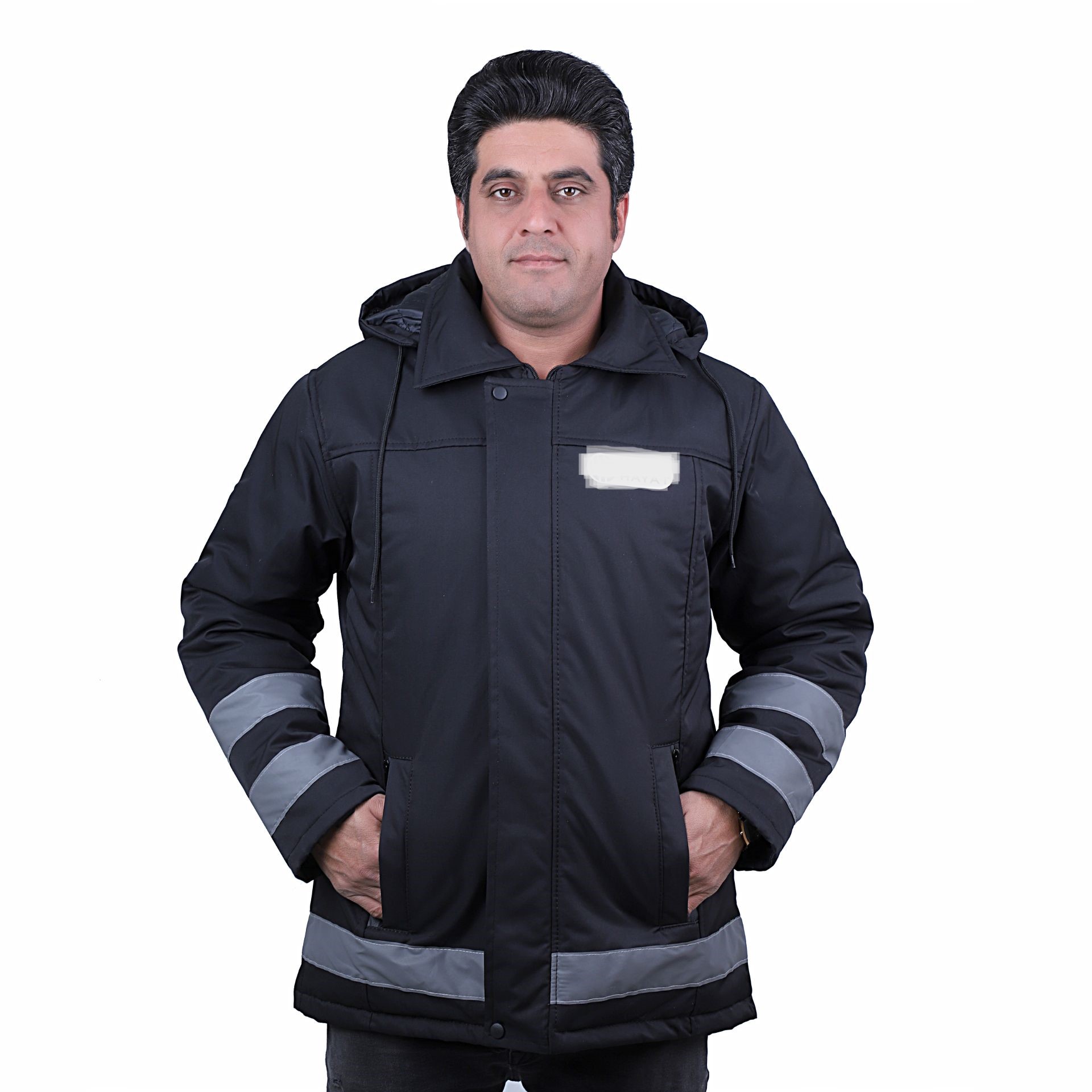 کاپشن کار ضد آب شبرنگ دار آستر پشم شیشه