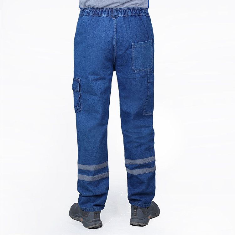 شلوار کار جین شبرنگ دار (لباس کار)