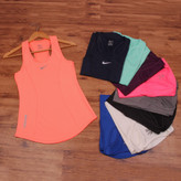 تاپ زنانه طرح نایک تکه بغل خور سوزنی