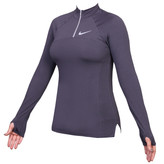 تیشرت زنانه نیم زیپ آستین بلند سوزنی