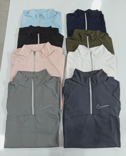 تیشرت نیم زیپ زنانه آستین بلند