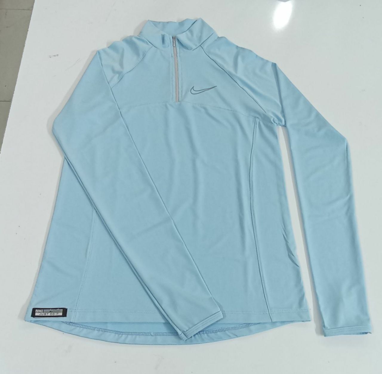 تیشرت نیم زیپ زنانه آستین بلند