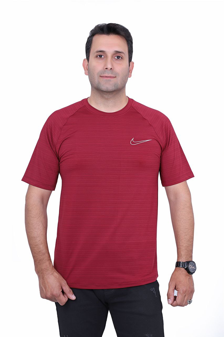 تیشرت مردانه آستین رگلان میراژ طرح نایک