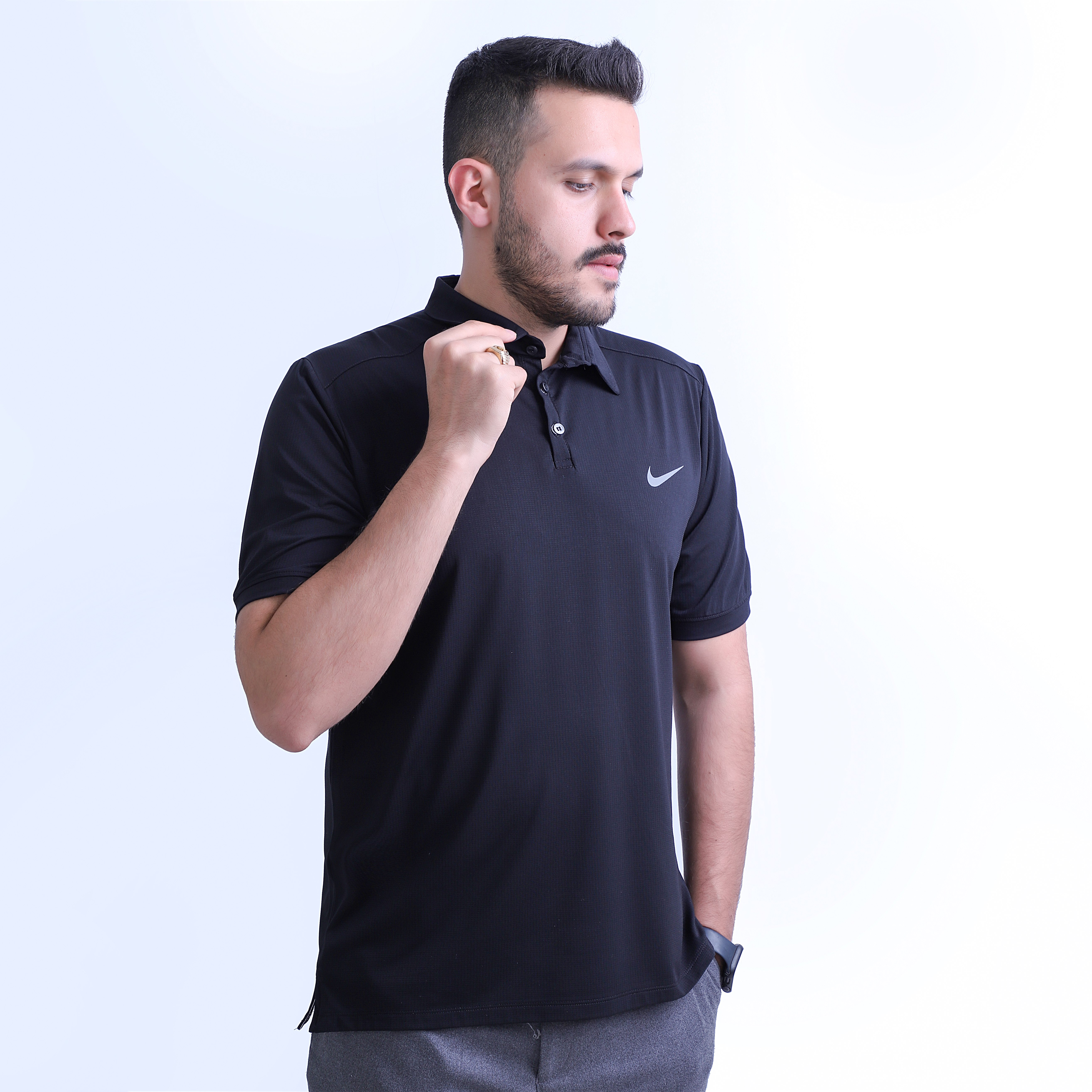 تیشرت مردانه یقه دار آلافیل