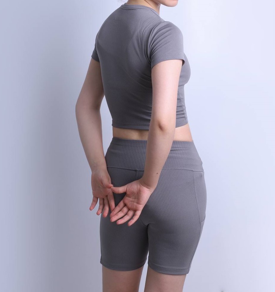 ست کراپ شورتک زنانه کارول